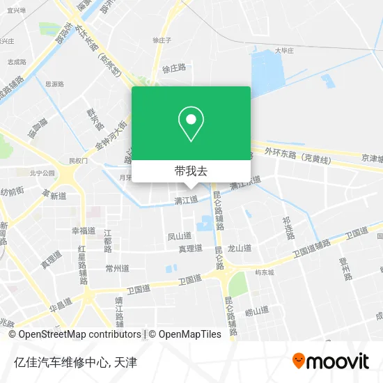 亿佳汽车维修中心地图