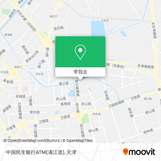 中国民生银行ATM(满江道)地图