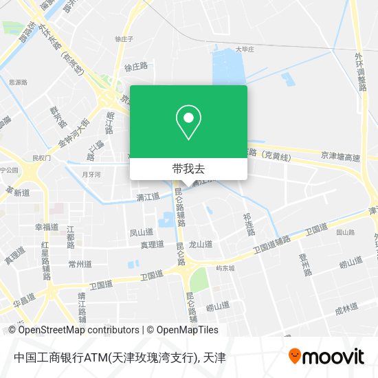 中国工商银行ATM(天津玫瑰湾支行)地图