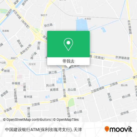 中国建设银行ATM(保利玫瑰湾支行)地图