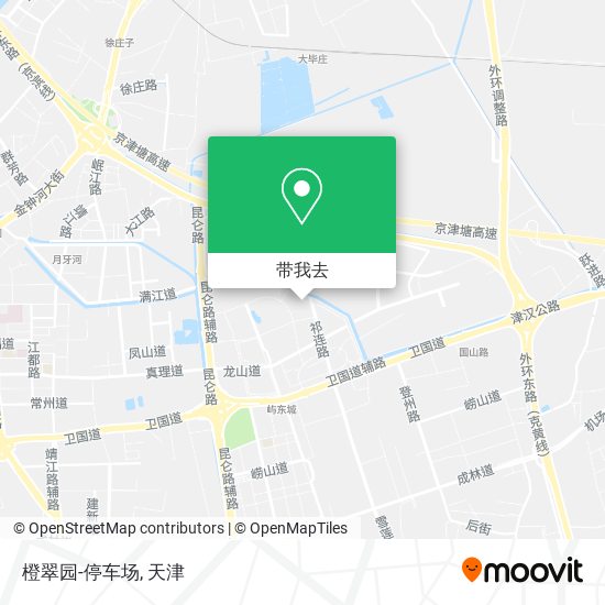 橙翠园-停车场地图