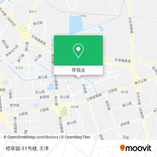 橙翠园-31号楼地图