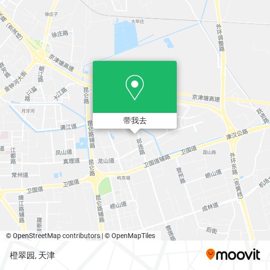 橙翠园地图