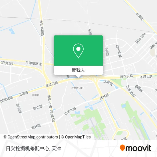 日兴挖掘机修配中心地图