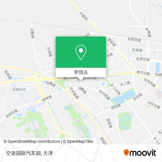 空港国际汽车园地图