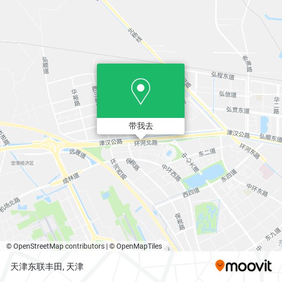 天津东联丰田地图