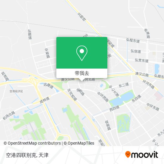 空港四联别克地图
