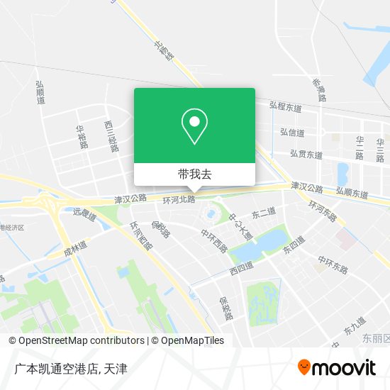 广本凯通空港店地图