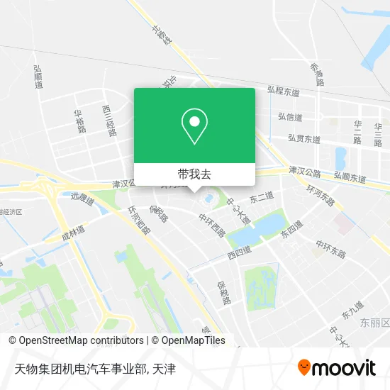 天物集团机电汽车事业部地图
