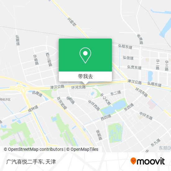 广汽喜悦二手车地图