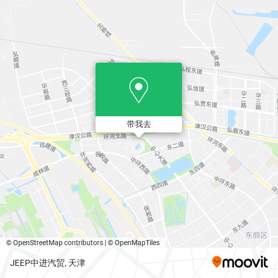 JEEP中进汽贸地图