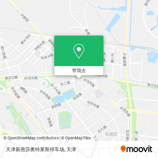 天津新燕莎奥特莱斯停车场地图