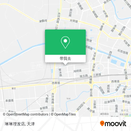 琳琳理发店地图