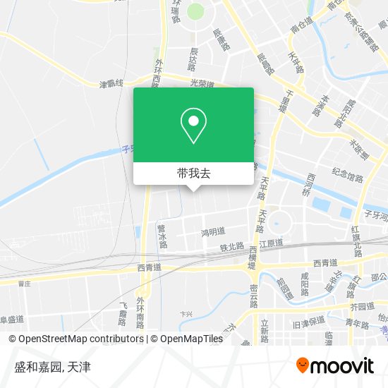 盛和嘉园地图