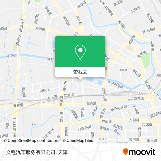 众程汽车服务有限公司地图