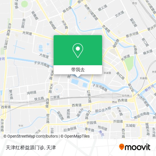 天津红桥益源门诊地图