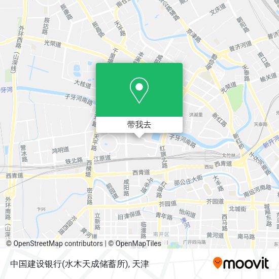 中国建设银行(水木天成储蓄所)地图