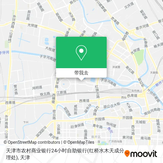 天津市农村商业银行24小时自助银行(红桥水木天成分理处)地图