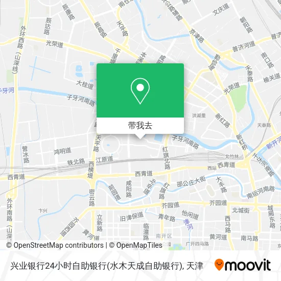 兴业银行24小时自助银行(水木天成自助银行)地图