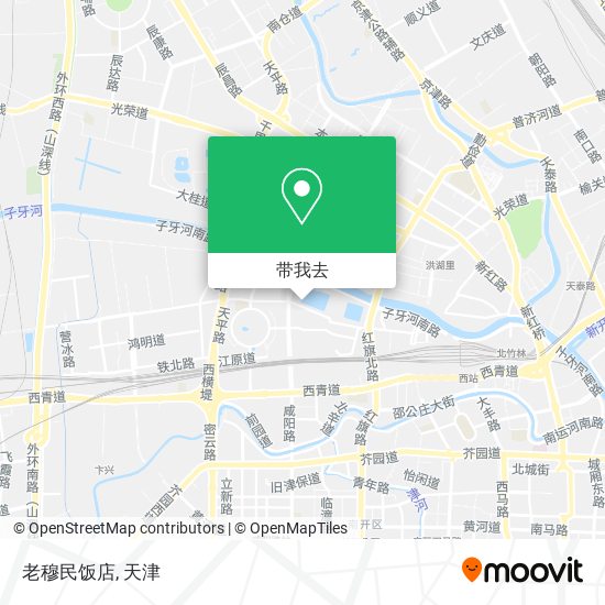 老穆民饭店地图