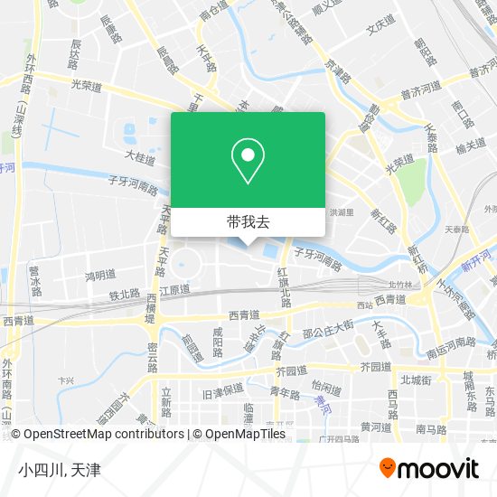 小四川地图