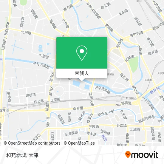 和苑新城地图
