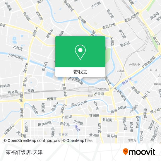 家福轩饭店地图