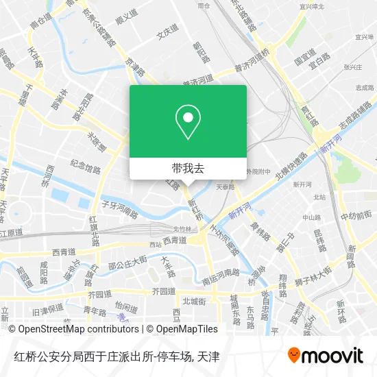 红桥公安分局西于庄派出所-停车场地图