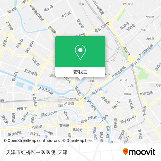 天津市红桥区中医医院地图