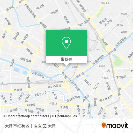 天津市红桥区中医医院地图