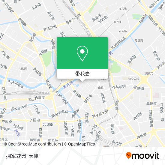 拥军花园地图