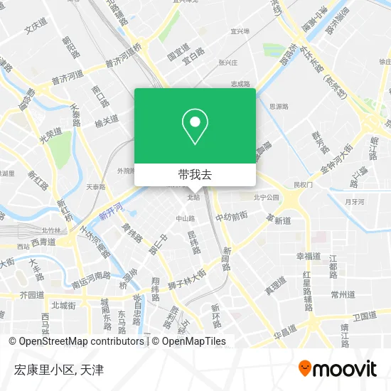 宏康里小区地图
