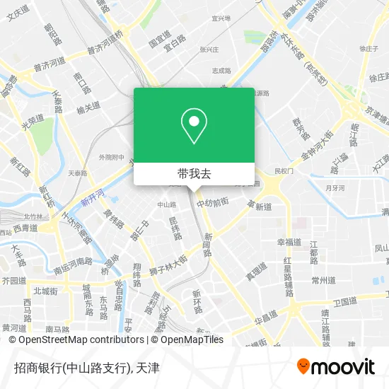 招商银行(中山路支行)地图