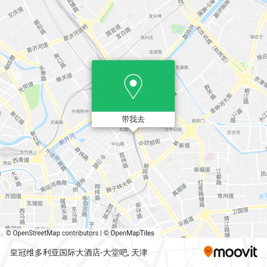皇冠维多利亚国际大酒店-大堂吧地图