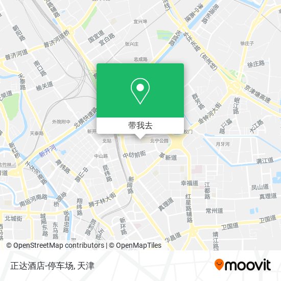 正达酒店-停车场地图