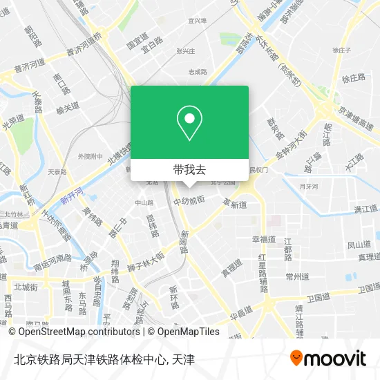 北京铁路局天津铁路体检中心地图