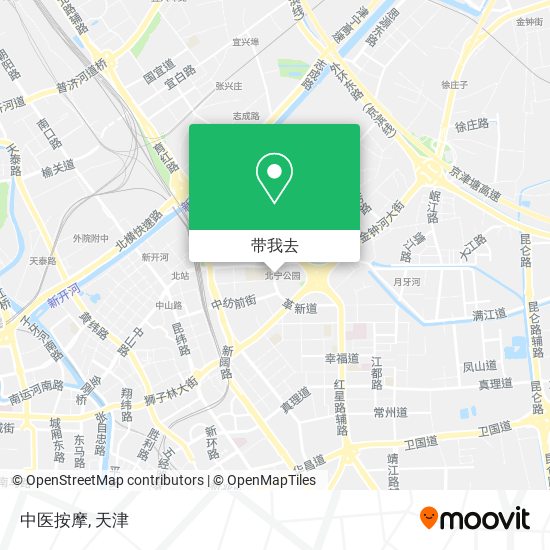 中医按摩地图