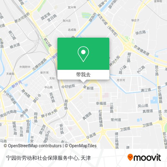 宁园街劳动和社会保障服务中心地图