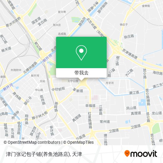 津门张记包子铺(养鱼池路店)地图