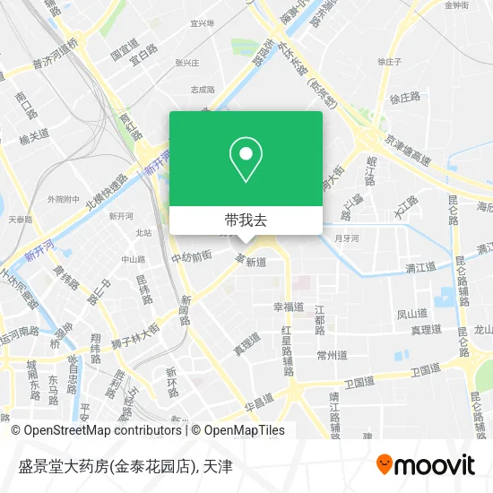 盛景堂大药房(金泰花园店)地图