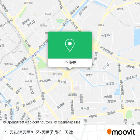 宁园街润园里社区-居民委员会地图