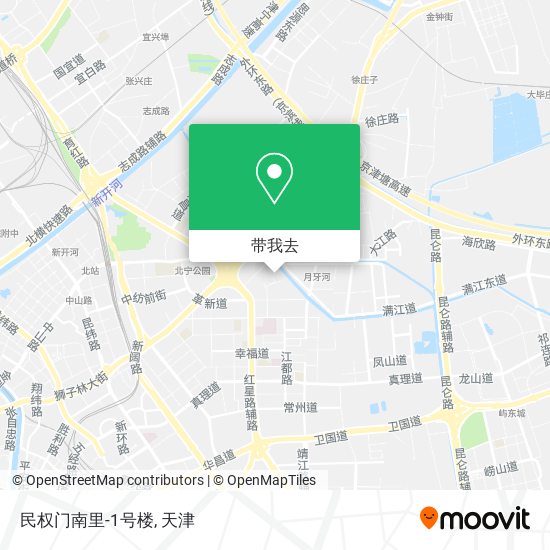 民权门南里-1号楼地图