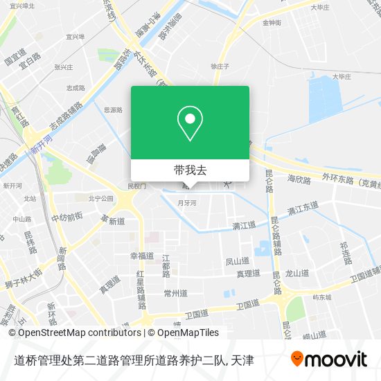 道桥管理处第二道路管理所道路养护二队地图