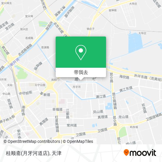 桂顺斋(月牙河道店)地图