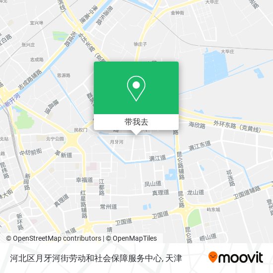 河北区月牙河街劳动和社会保障服务中心地图