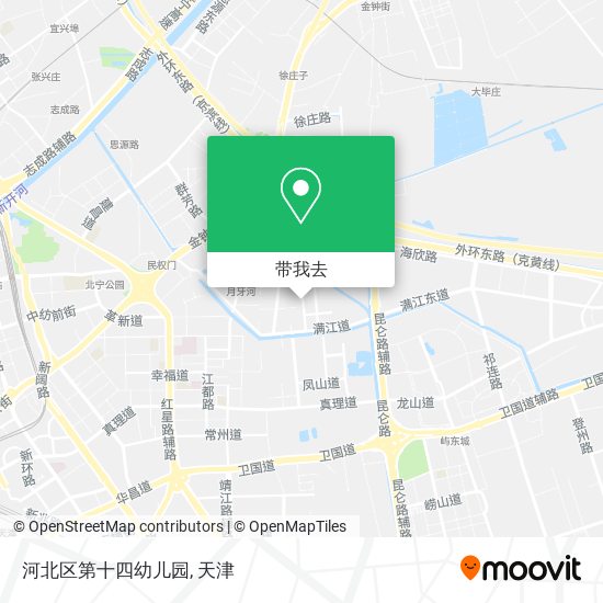 河北区第十四幼儿园地图