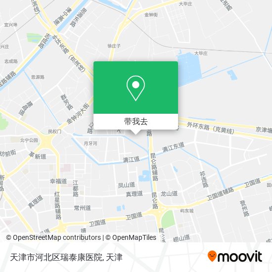 天津市河北区瑞泰康医院地图