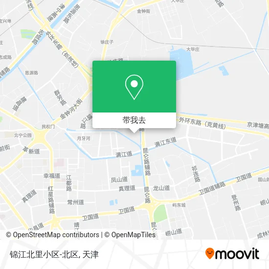 锦江北里小区-北区地图