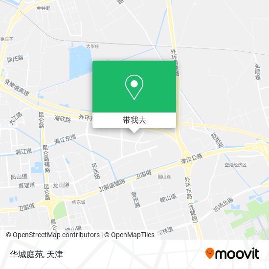 华城庭苑地图