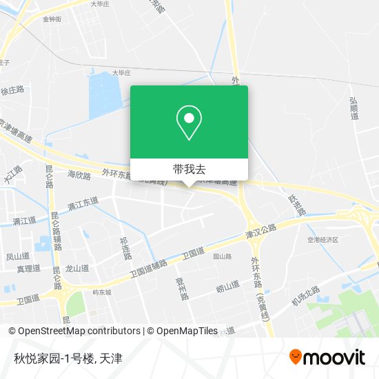 秋悦家园-1号楼地图